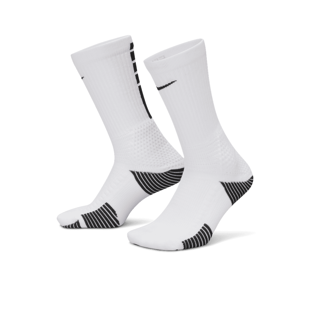 Elite 2.0 Cushioned Crew Socks (1 Pair) - WHITE/BLACK/BLACK