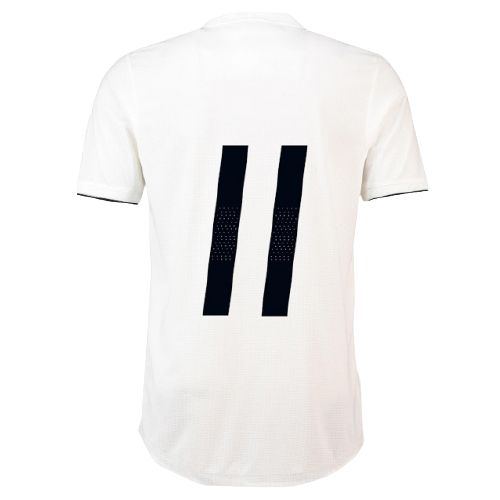 Front of zip tote bag with white canvas, black canvas straps and handle, and black zipper pulls.