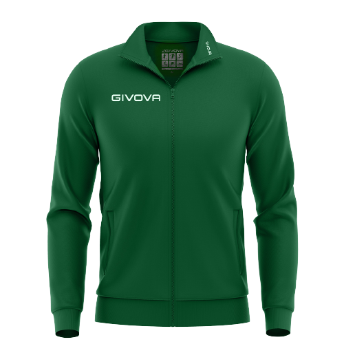 Front of zip tote bag with white canvas, black canvas straps and handle, and black zipper pulls.