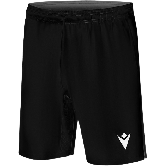 Front of zip tote bag with white canvas, black canvas straps and handle, and black zipper pulls.