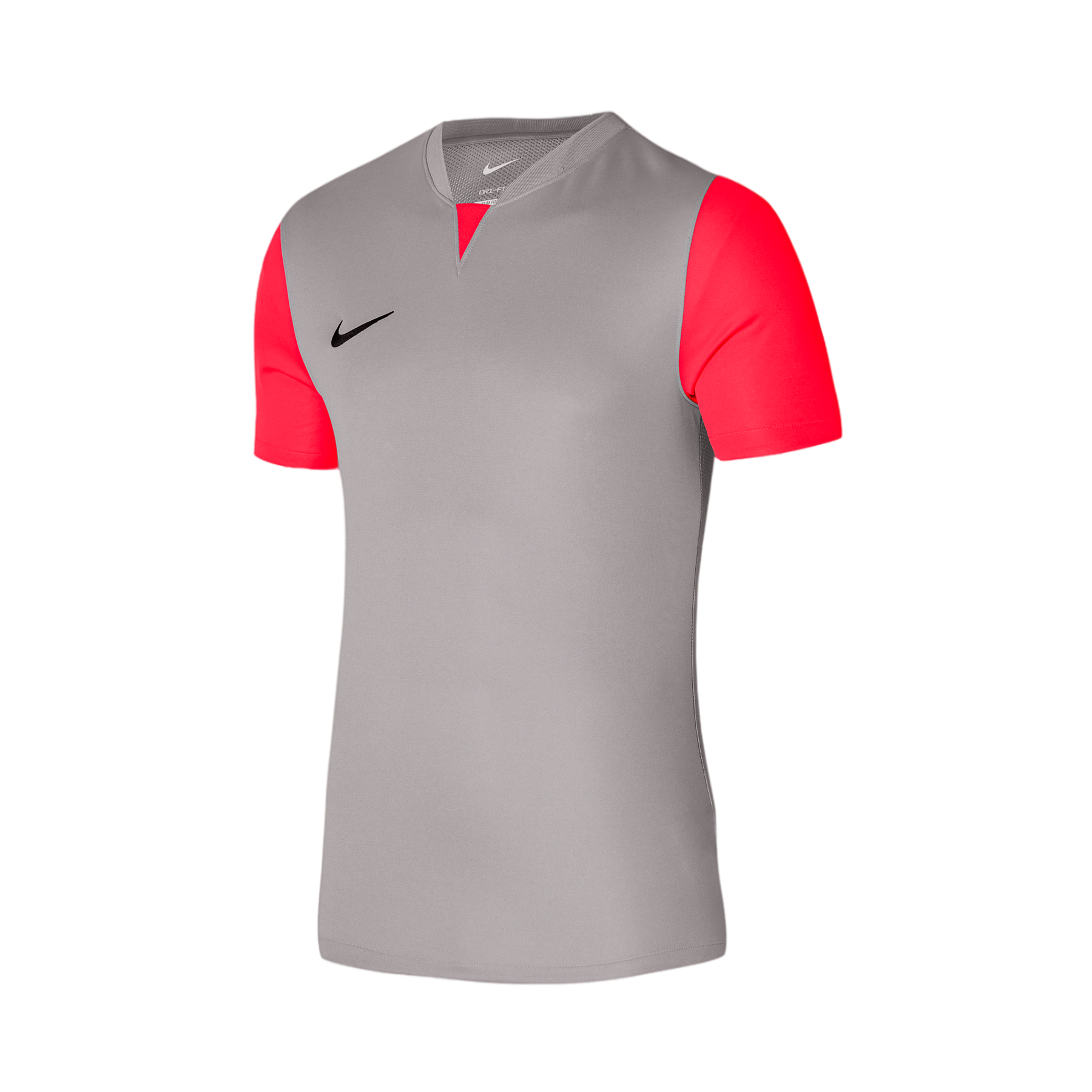 Front of zip tote bag with white canvas, black canvas straps and handle, and black zipper pulls.