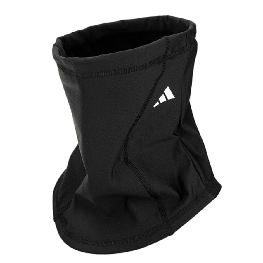 Front of zip tote bag with white canvas, black canvas straps and handle, and black zipper pulls.