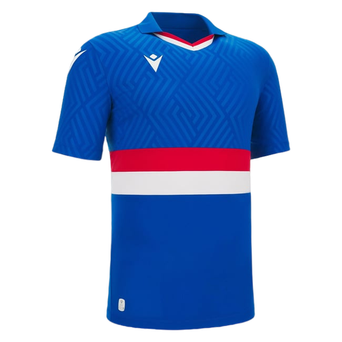 Front of zip tote bag with white canvas, black canvas straps and handle, and black zipper pulls.