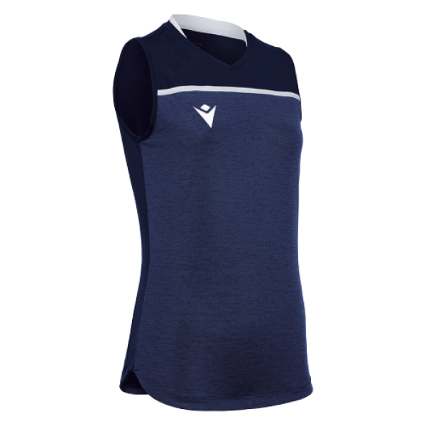 Front of zip tote bag with white canvas, black canvas straps and handle, and black zipper pulls.