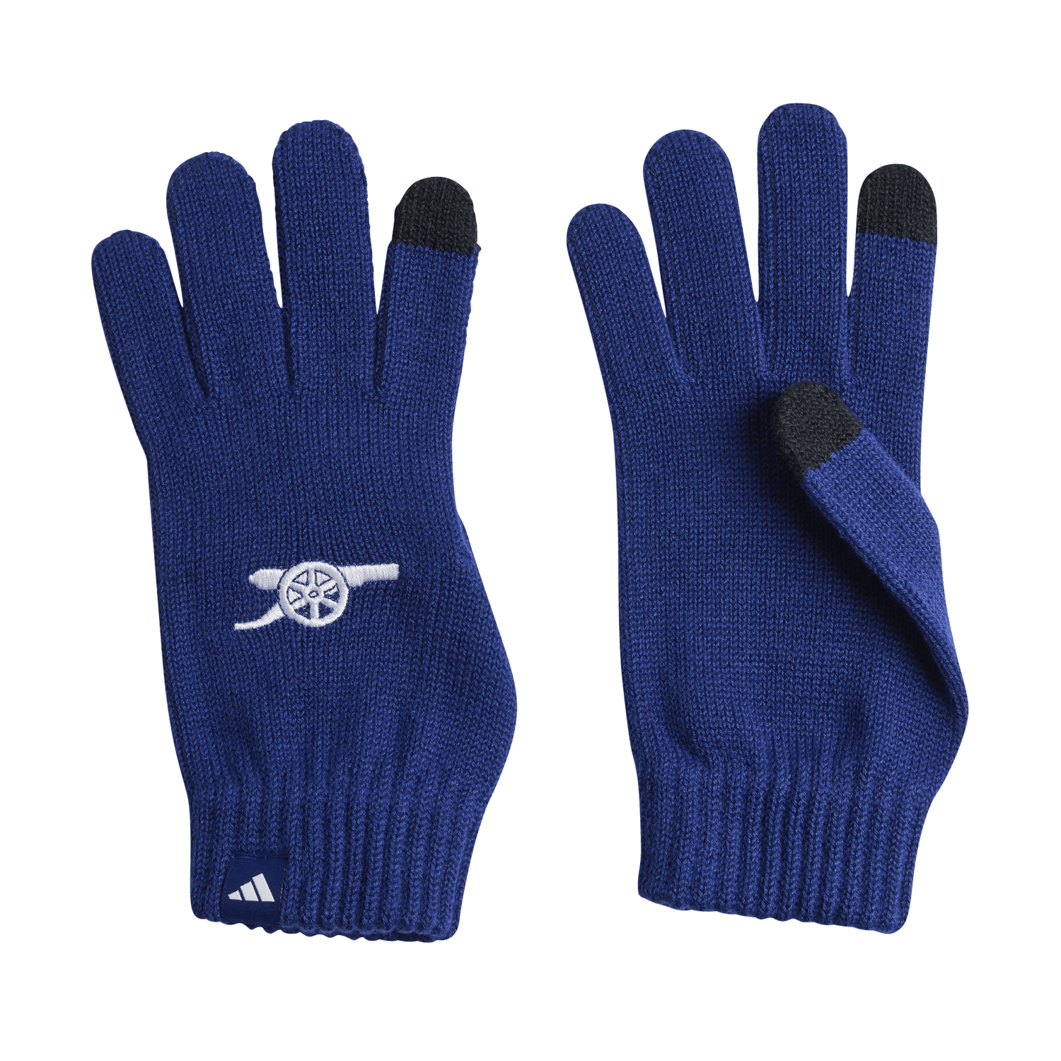 Front of zip tote bag with white canvas, black canvas straps and handle, and black zipper pulls.