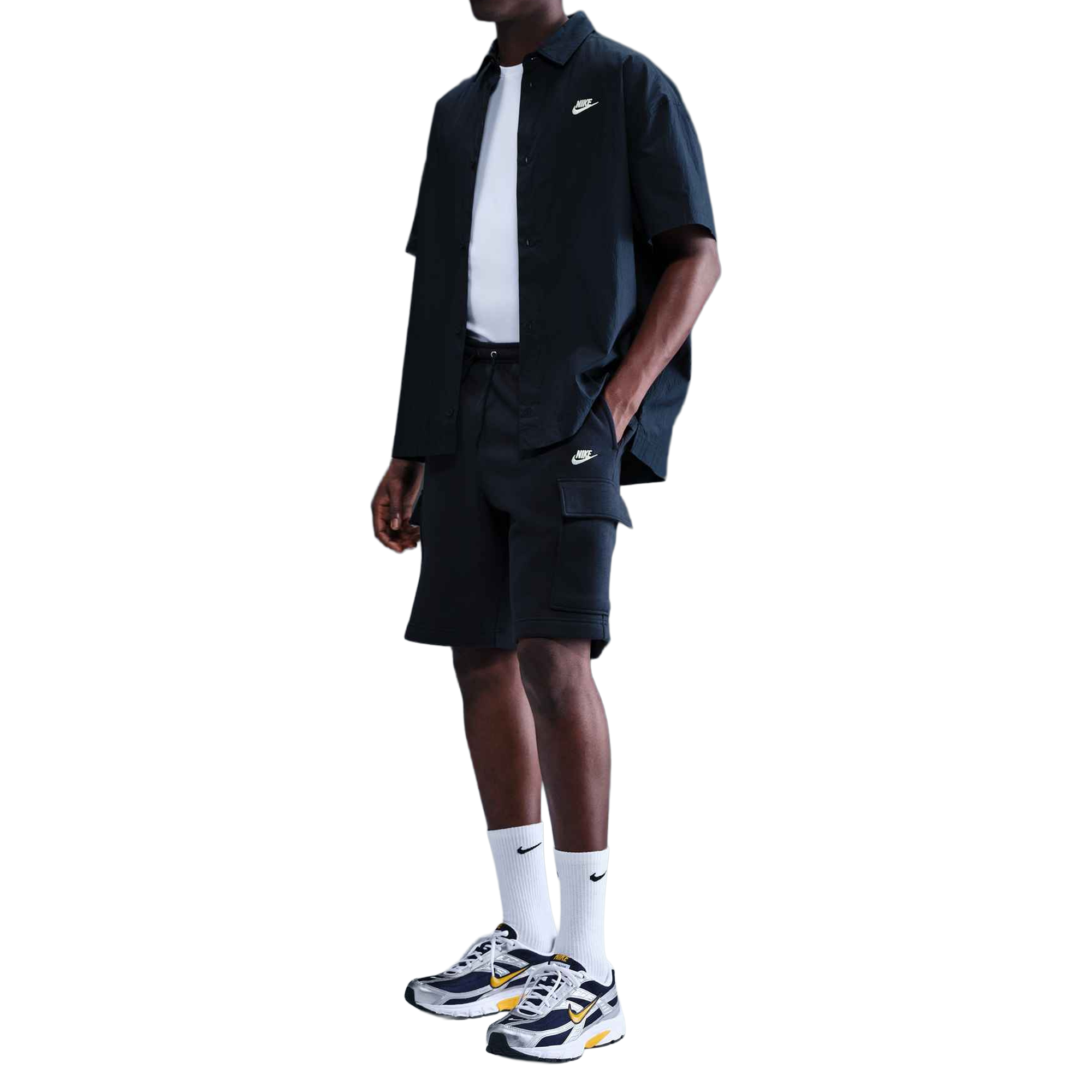 Front of zip tote bag with white canvas, black canvas straps and handle, and black zipper pulls.