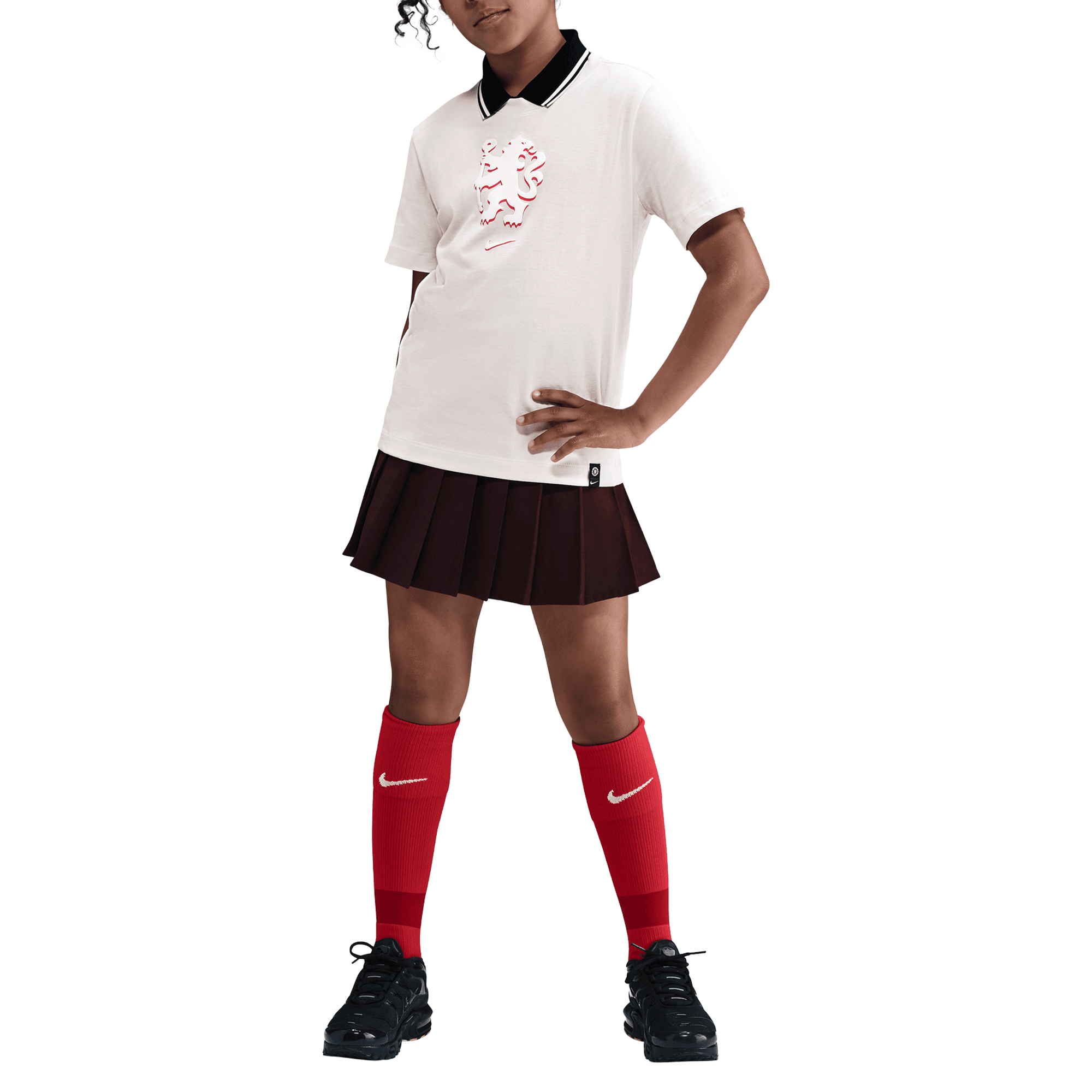 Front of zip tote bag with white canvas, black canvas straps and handle, and black zipper pulls.