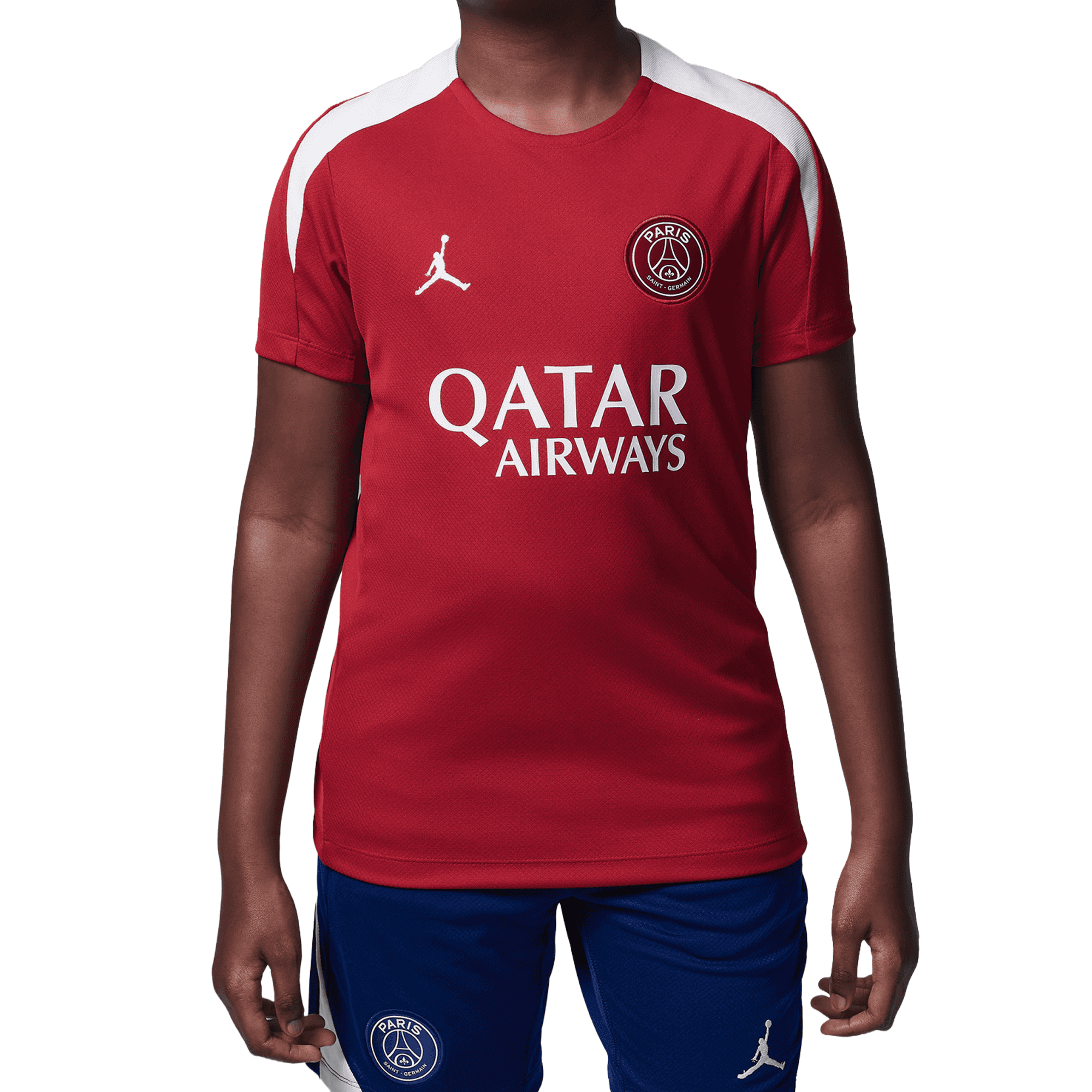 Front of zip tote bag with white canvas, black canvas straps and handle, and black zipper pulls.