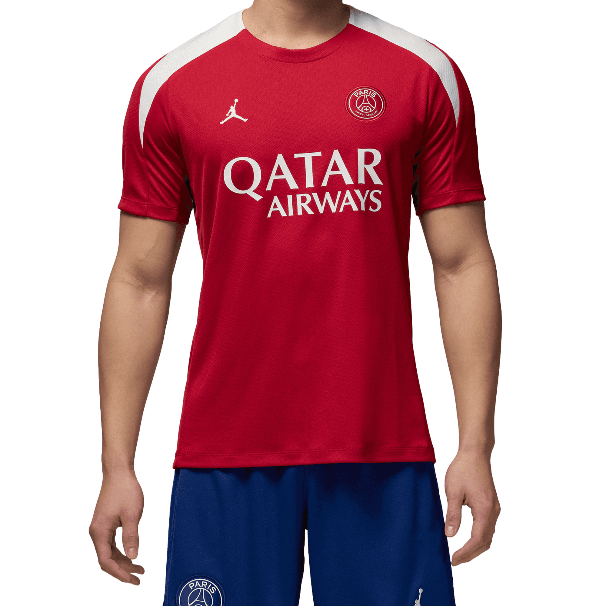 Front of zip tote bag with white canvas, black canvas straps and handle, and black zipper pulls.