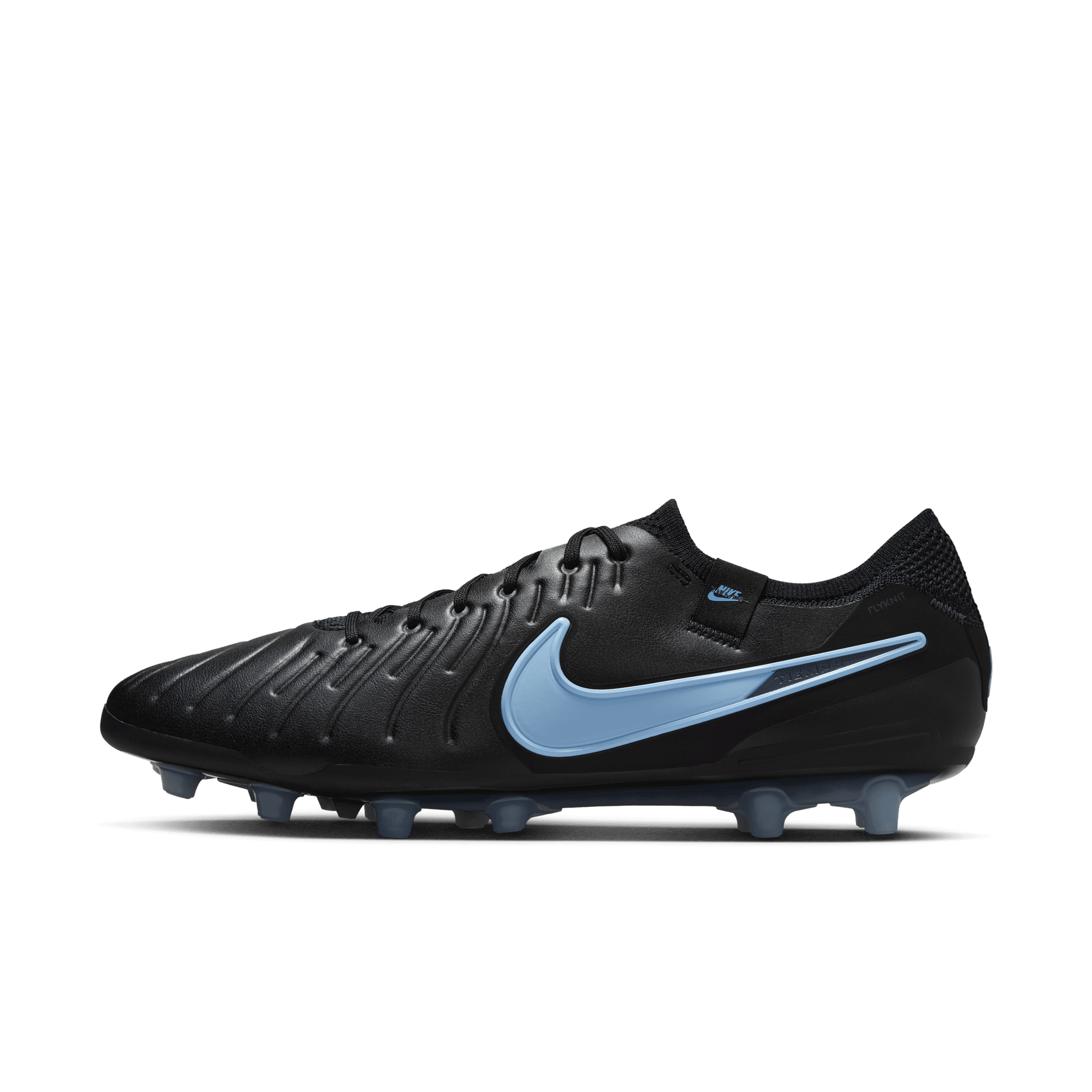 Front of zip tote bag with white canvas, black canvas straps and handle, and black zipper pulls.