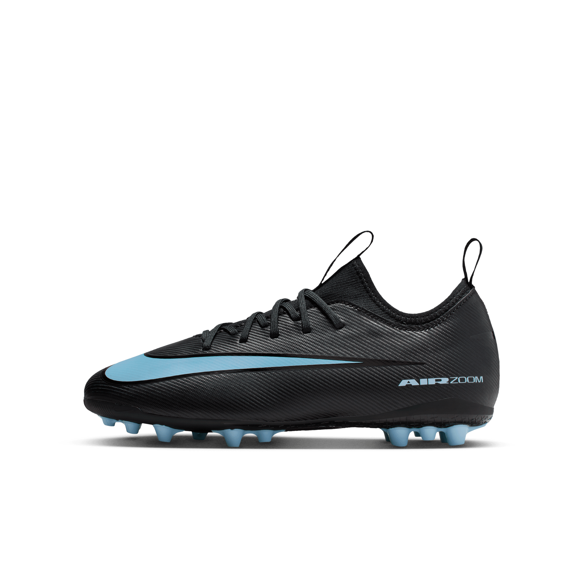 Mercurial Vapor 16 Academy AG műfüves focicipő, gyerekméret, fekete - kék