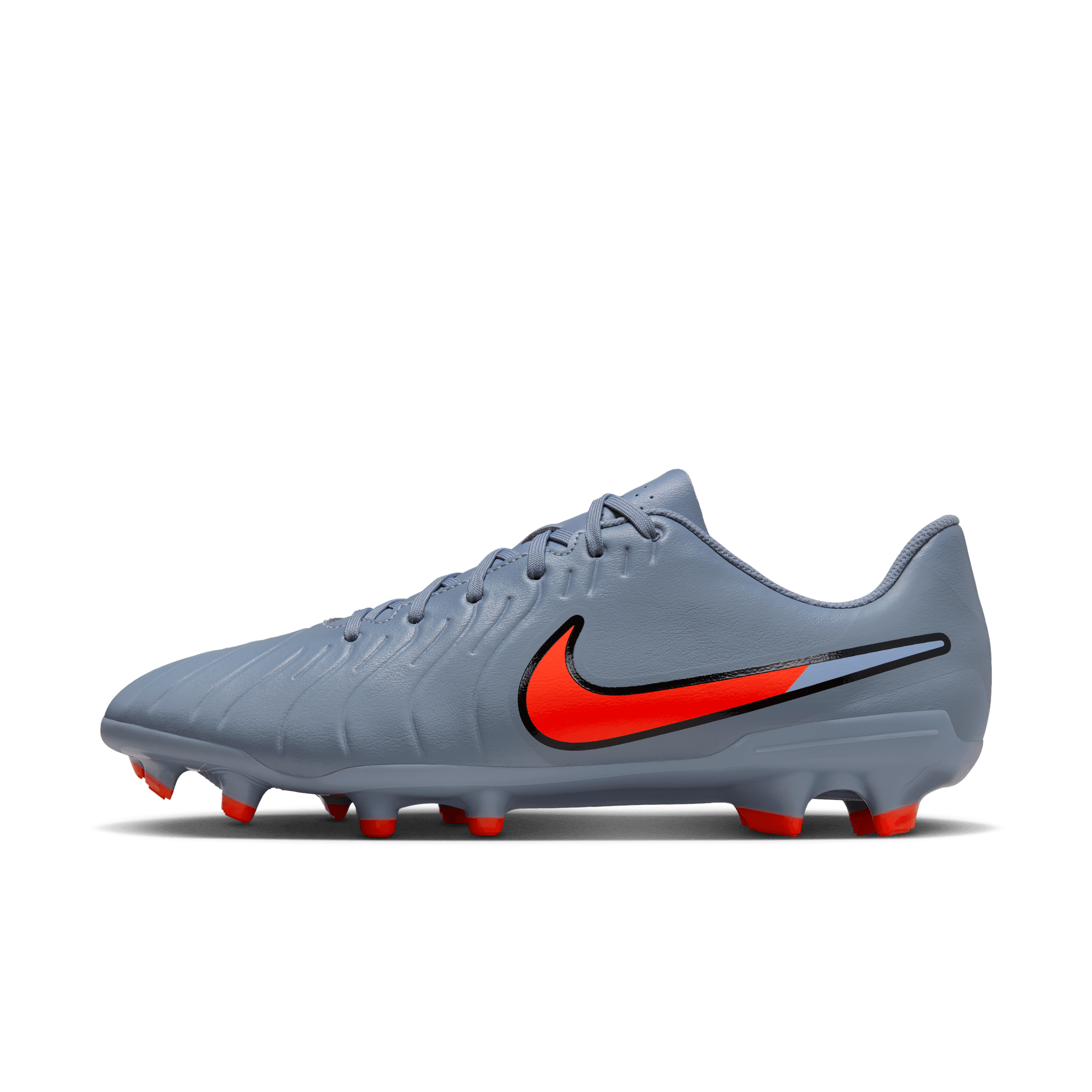 Tiempo Legend 10 Club FG stoplis focicipő, szürke - karmazsin