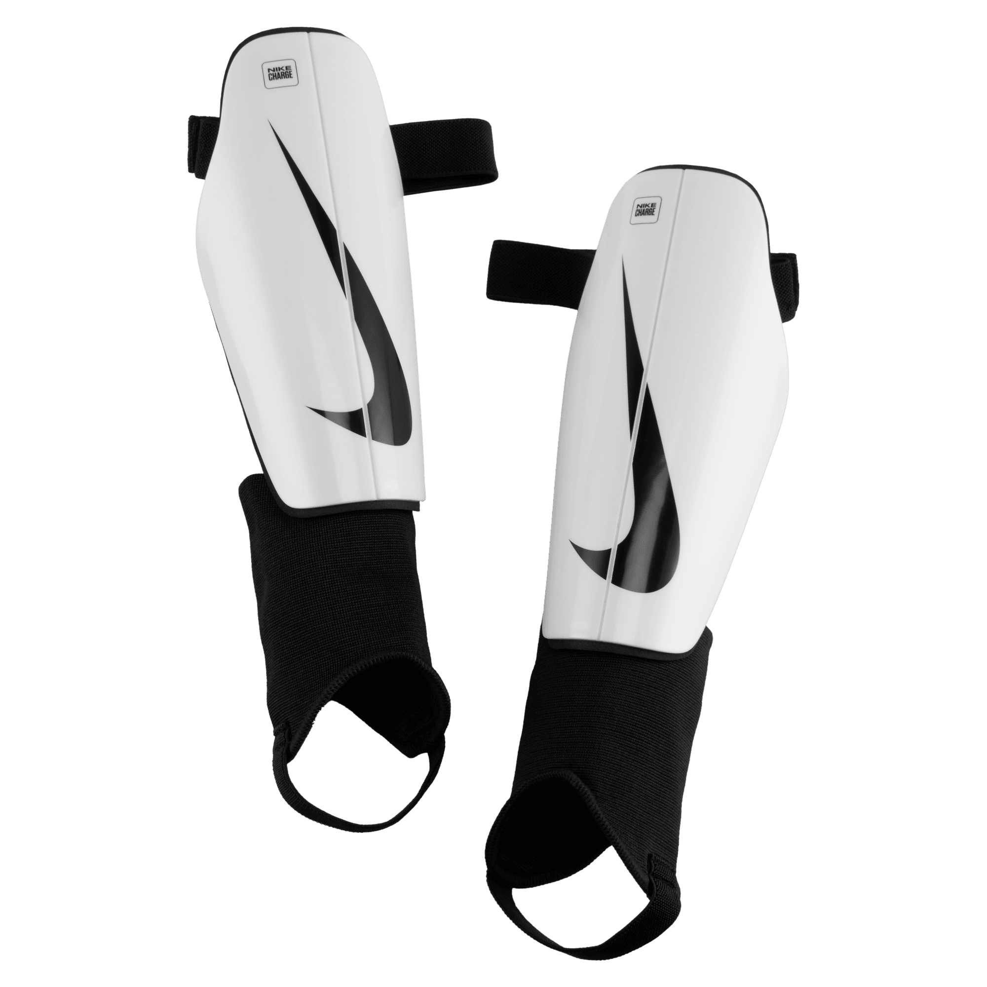 Front of zip tote bag with white canvas, black canvas straps and handle, and black zipper pulls.