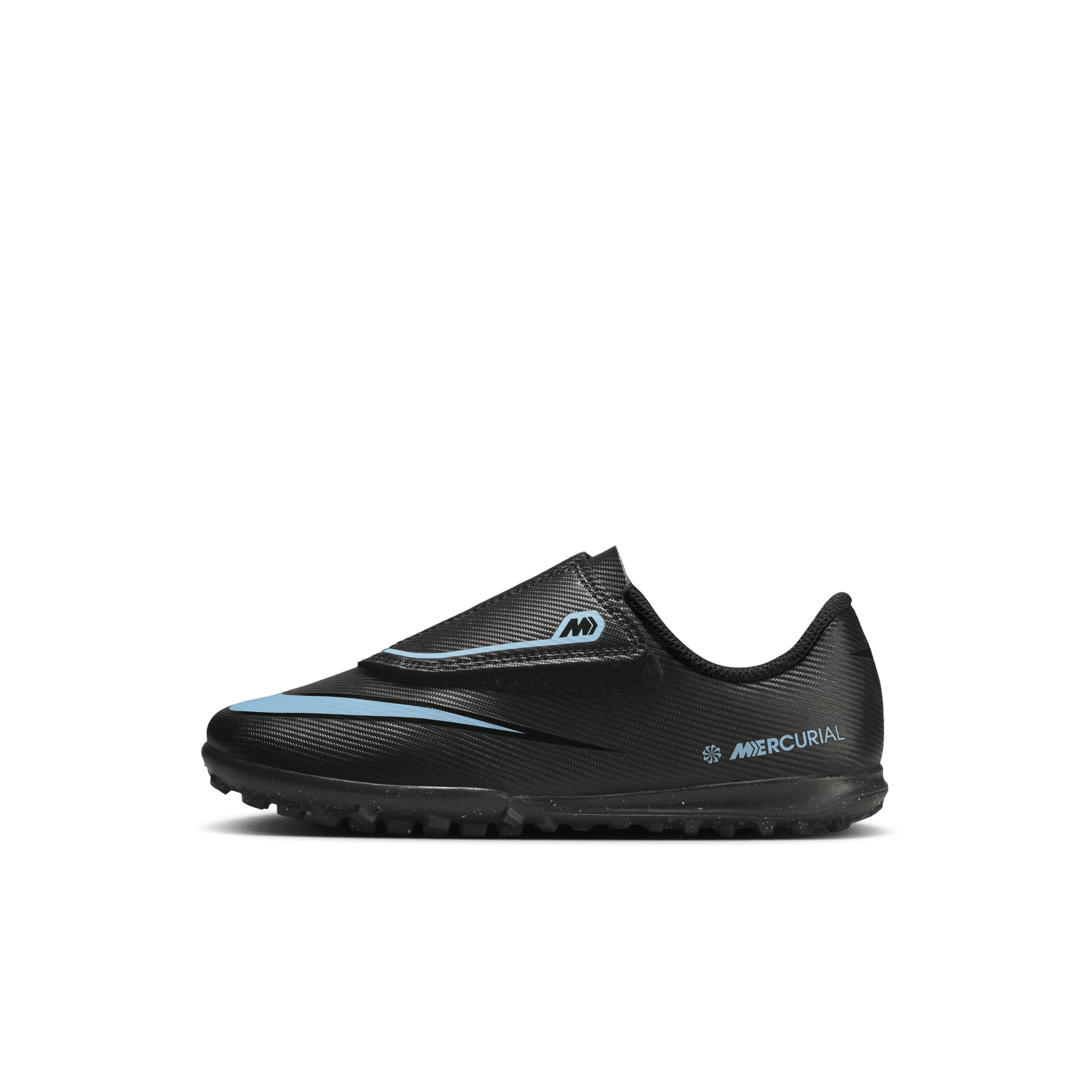 Mercurial Vapor 16 Club TF műfüves focicipő, kisgyerek méret, fekete - kék