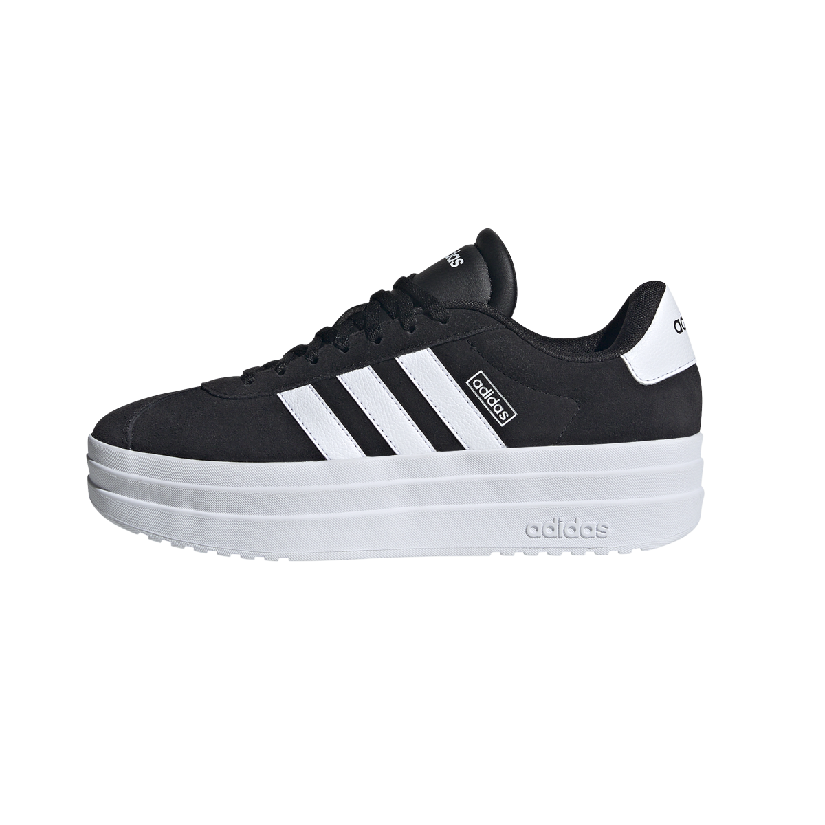 Front of zip tote bag with white canvas, black canvas straps and handle, and black zipper pulls.