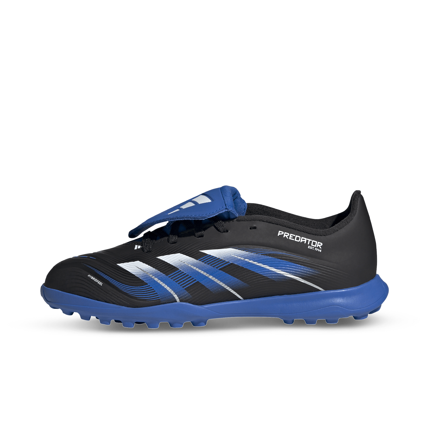 Front of zip tote bag with white canvas, black canvas straps and handle, and black zipper pulls.