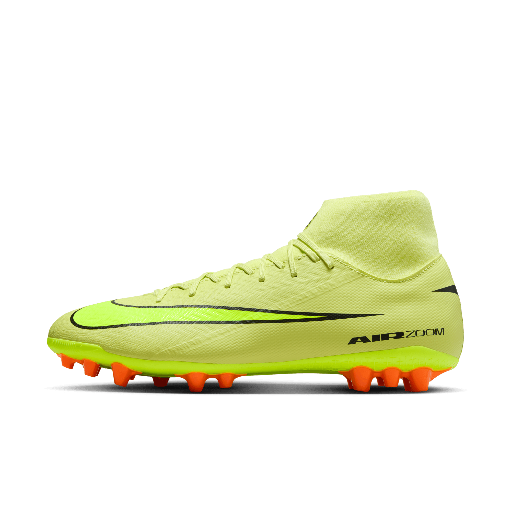 Mercurial Superfly 10 Academy AG műfüves focicipő, lime zöld