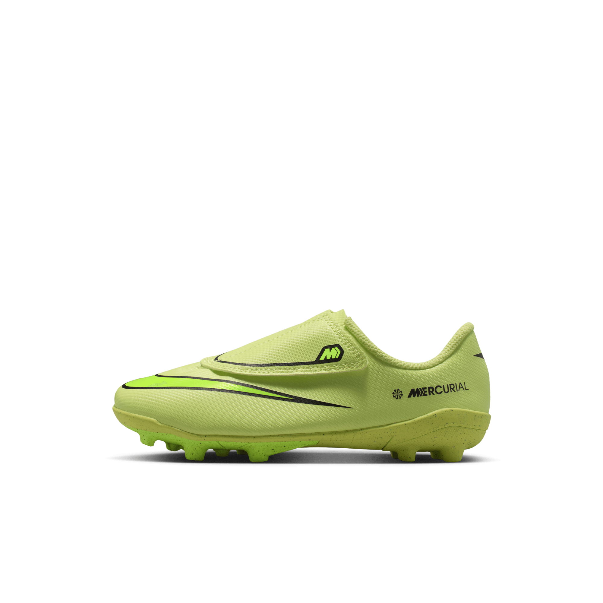 Mercurial Vapor 16 Club FG stoplis focicipő, gyerekméret, lime zöld