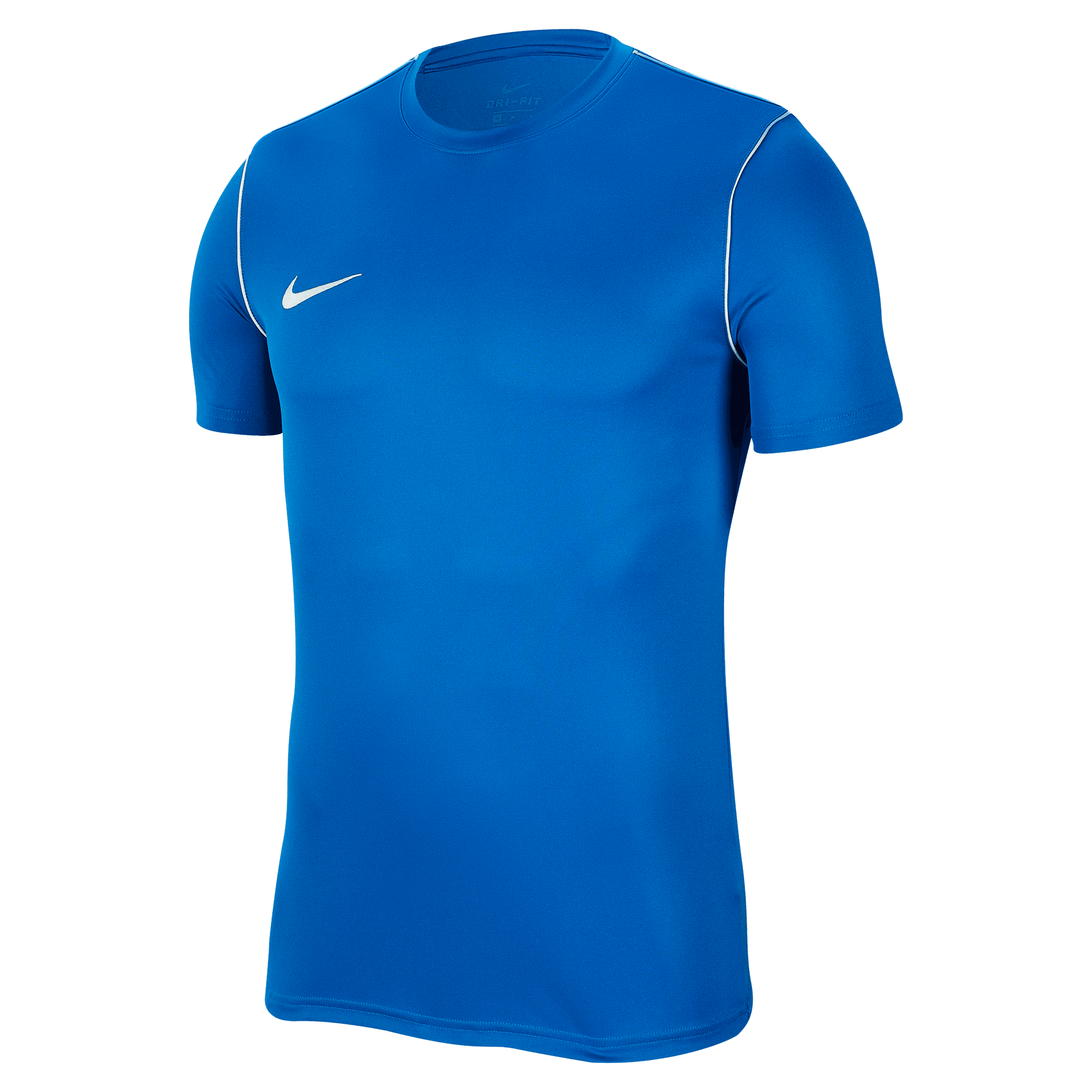 Front of zip tote bag with white canvas, black canvas straps and handle, and black zipper pulls.