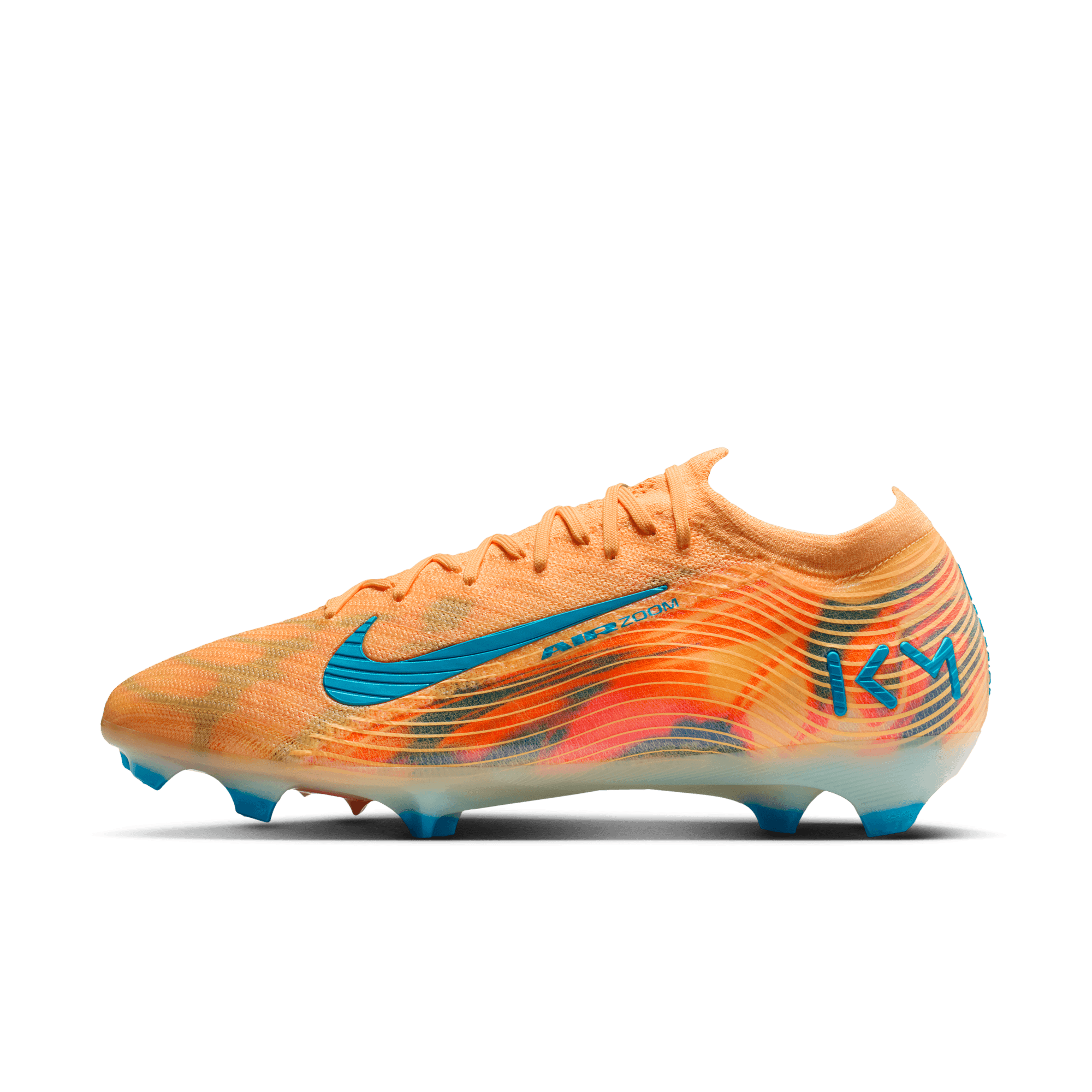 Mercurial Vapor 16 Elite FG stoplis focicipő, Kylian Mbappé, narancssárga