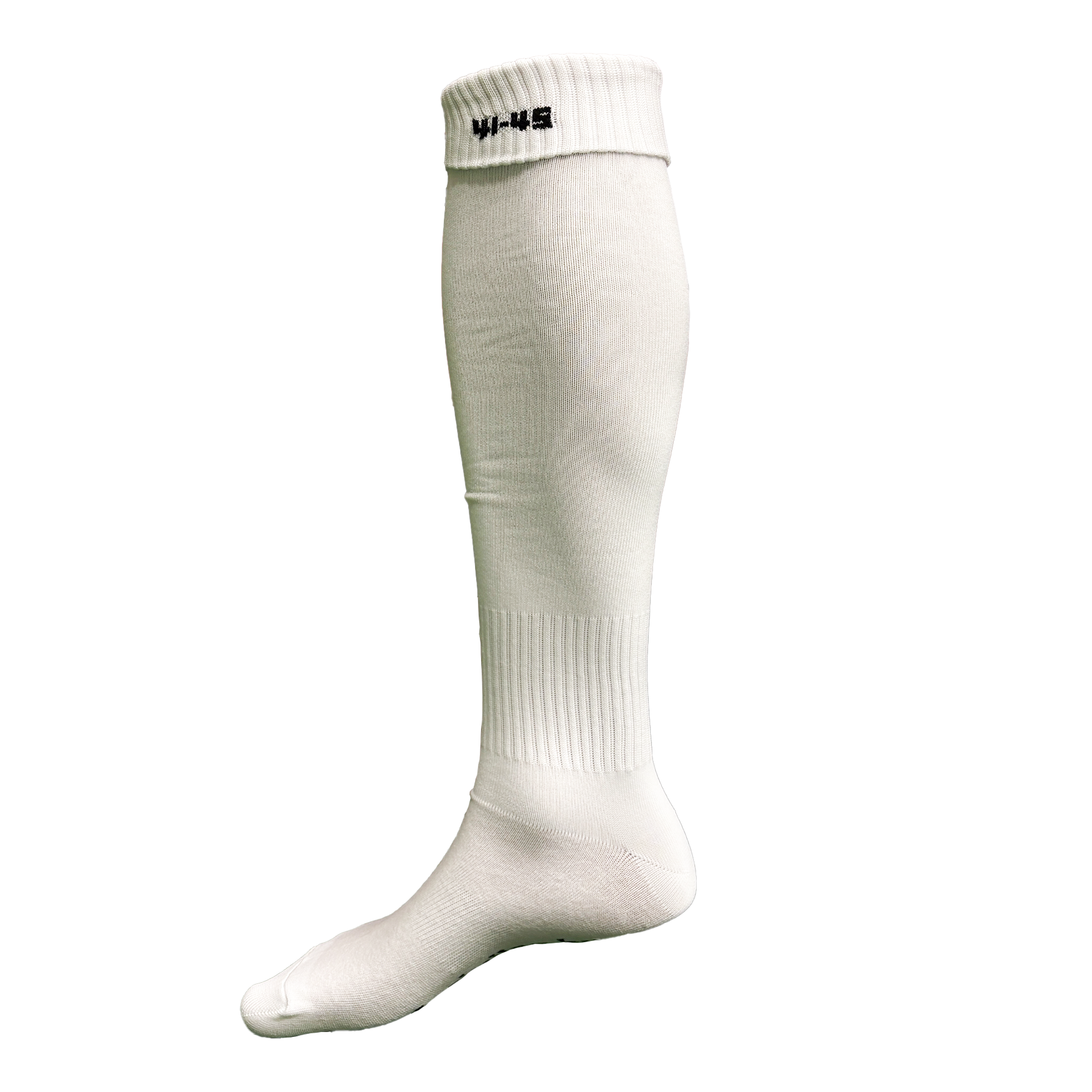 Front of zip tote bag with white canvas, black canvas straps and handle, and black zipper pulls.