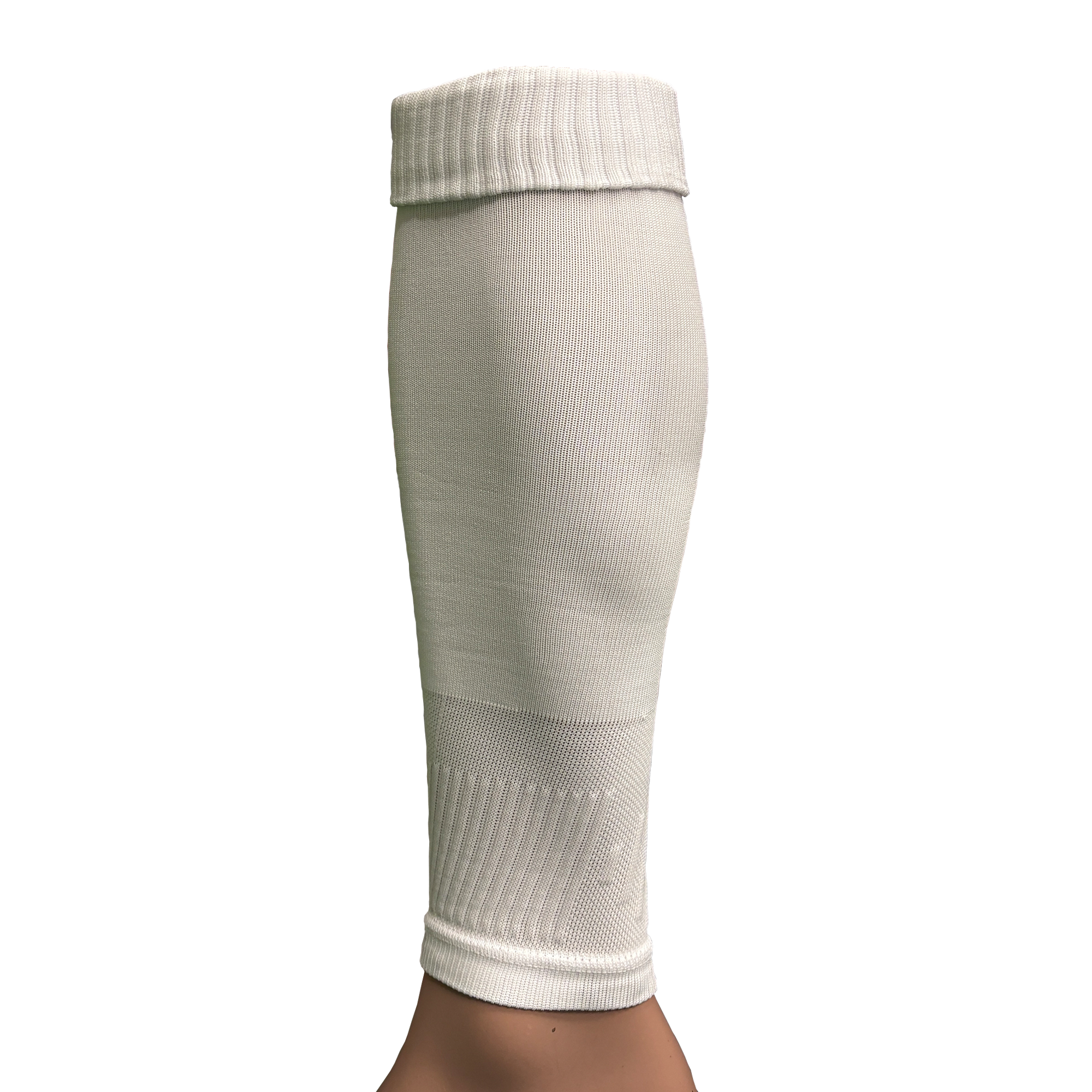 Front of zip tote bag with white canvas, black canvas straps and handle, and black zipper pulls.