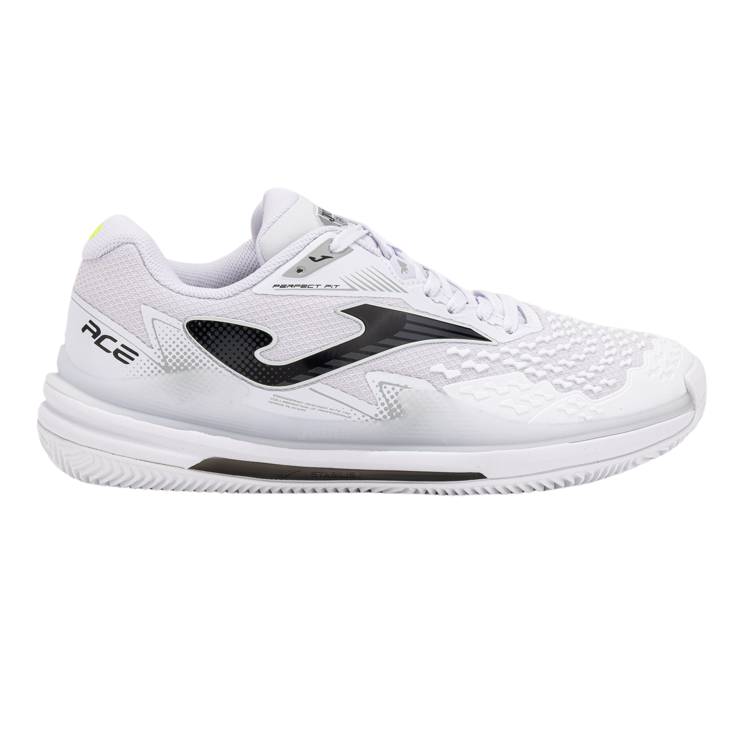 Front of zip tote bag with white canvas, black canvas straps and handle, and black zipper pulls.