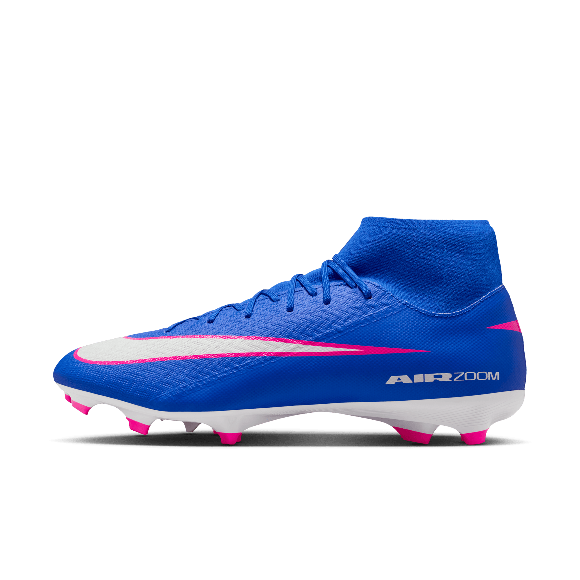 Mercurial Superfly 10 Academy FG stoplis focicipő, királykék