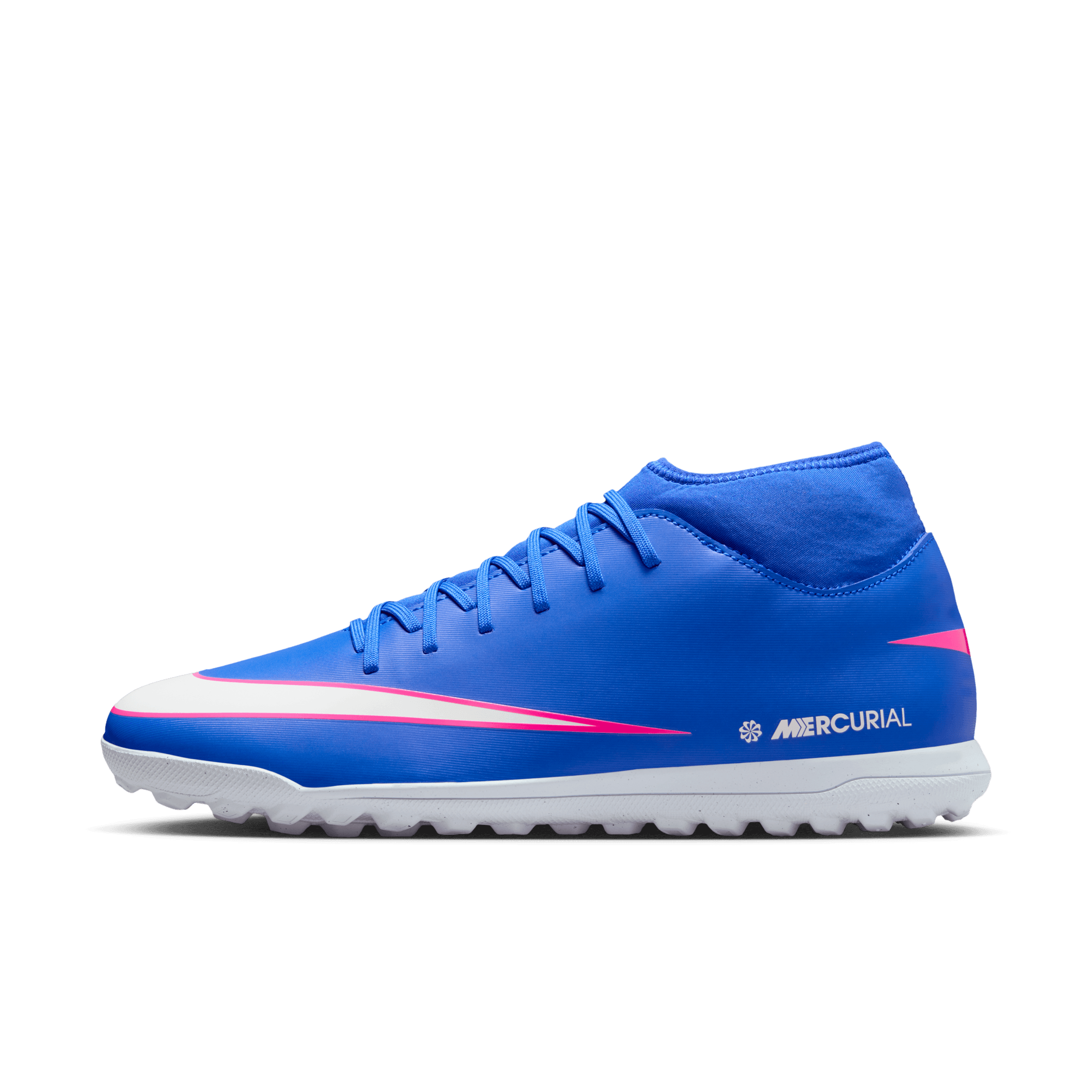 Mercurial Superfly 10 Club TF műfüves focicipő, királykék